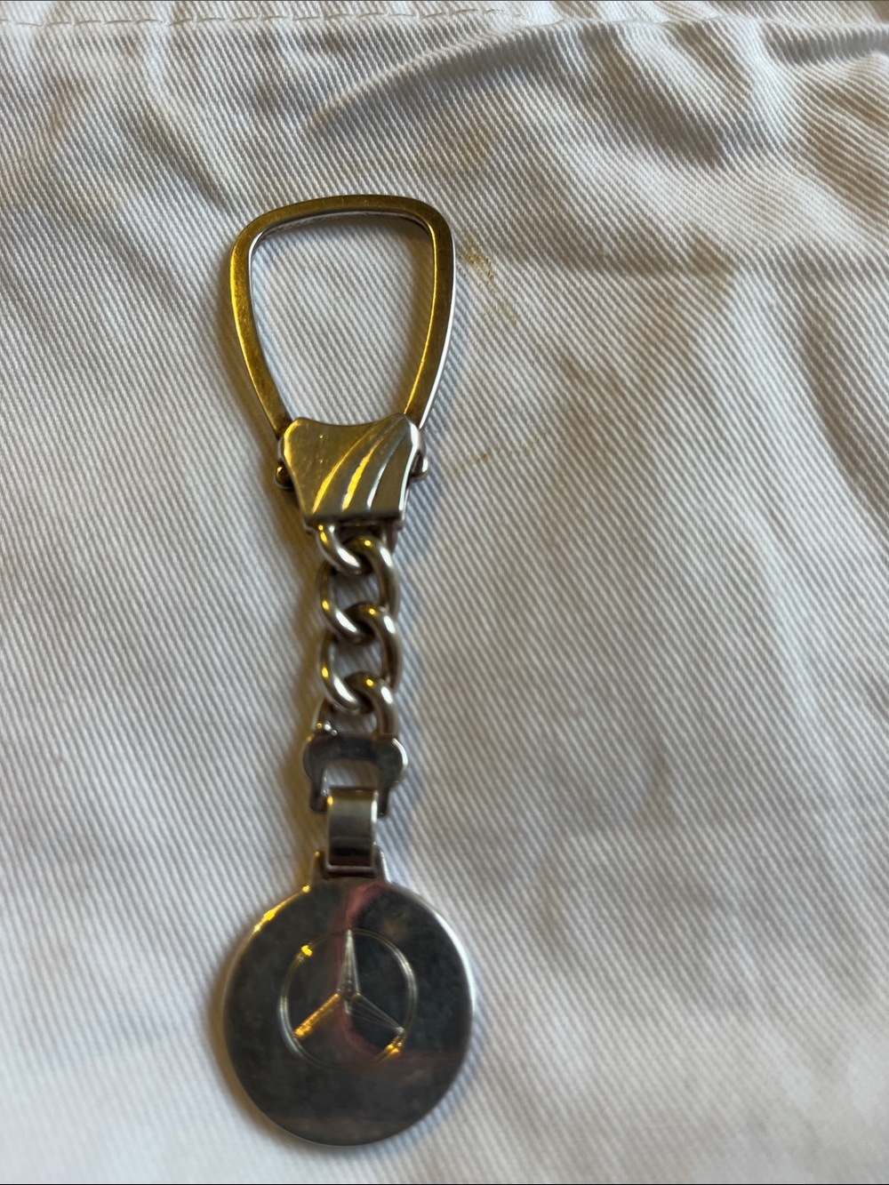 Silver Logo Metal Keychain